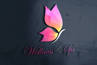 do awesome unique spa logo design