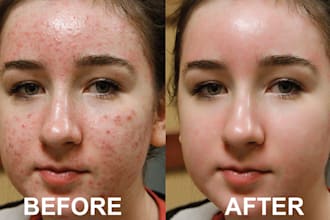 do photo retouching and image editing with quick delivery