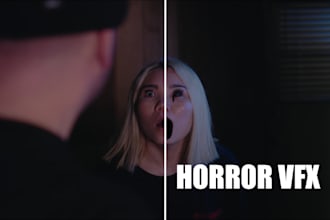 do horror video editing using vfx in after effects