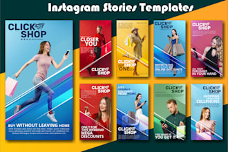 design instagram story design, instagram post and canva templates
