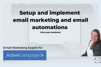 set up your activecampaign account and create your automations