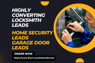 generate garage door leads locksmith leads home security lead funnel