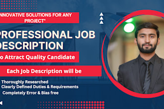 create a perfect job description for any position