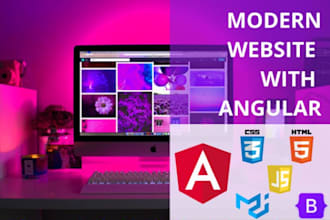 develop design or fix dot net core or asp net with angular web app