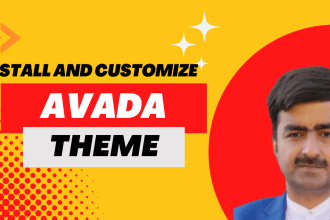 setup and customization wordpress avada theme