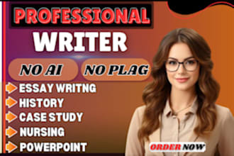 write essays writing, research, summary using my finance experience