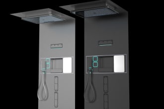 design 3d sanitary items with animation