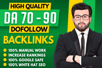 do website monthly SEO service with white hat off page backlinks link building