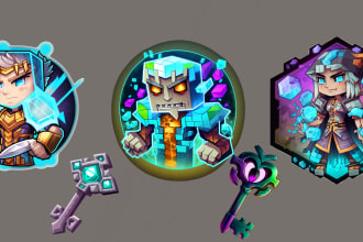 design minecraft server store items icons, tebex buycraft