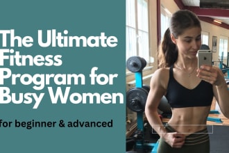 create workout and nutrition plans for woman