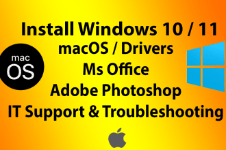 install windows macos fix errors password remove