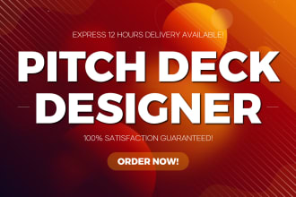 redesign business powerpoint presentation, pitch deck ppt