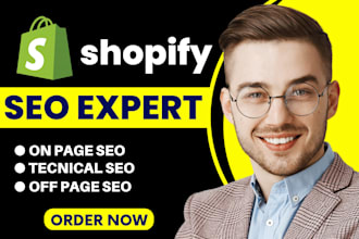 provide monthly advanced shopify SEO for higher google rankings