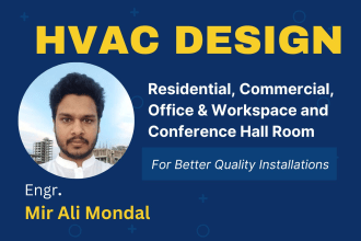 do hvac calculations design and drafting using autocad 2d