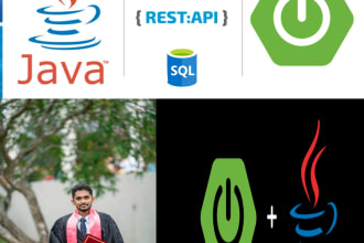 create web application using java spring boot for you
