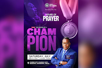 design an awesome church flyer in 24hrs