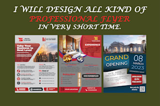 design flyer professionally for your company