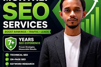 provide monthly SEO services