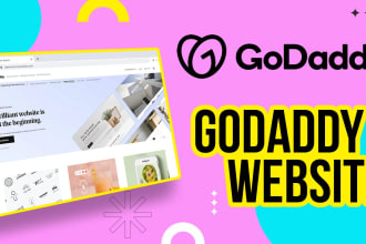 do godaddy website design, godaddy website redesign