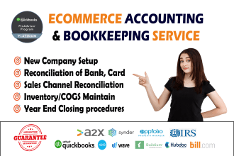 do bookkeeping quickbooks for ecommerce and small business