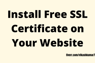 set up free SSL on your website