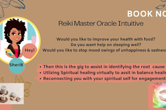 provide you reiki master oracle session to assist in healing