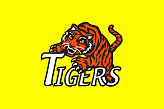 do creative business tiger mascot logo for you with my on creativity