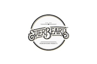 create an attractive cute super logo for our beard care company