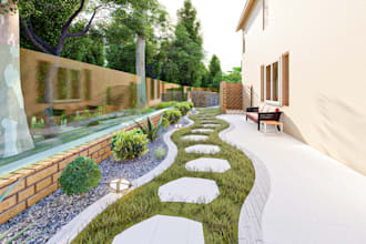 Best Price! do frontyard and backyard landscape design