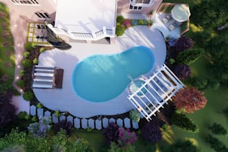 turn ai concepts to realistic landscape design