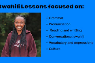 be your swahili teacher