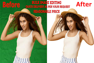 green screen  background remove professionally