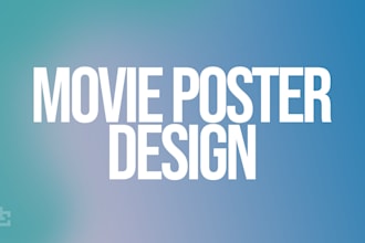 design a professional movie poster, film poster