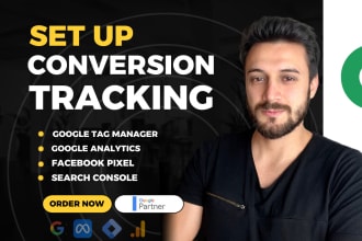 set up google tag manager, analytics, ad conversions, facebook pixel