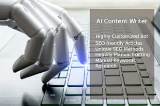 create high quality ai content with manual edit