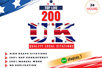 do top UK local citations and directories for local seo