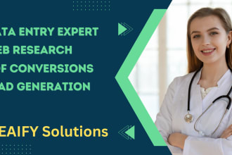 do data entry, web research, sheets, admin support, email