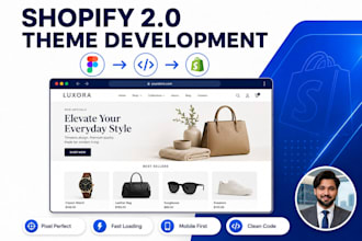 build a custom shopify 2 0 store from figma design