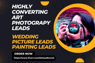 generate photography leads wedding picture leads painting leads portrait leads