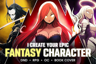 create custom dnd, rpg, and character art