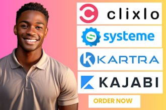 set clixlo kartra kajabi systemeio sales funnels online course website