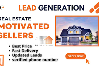 provide high quality motivated seller real estate leads with skip tracing