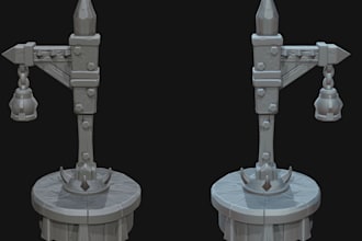 sculpt 3d model props and objects for 3d printing
