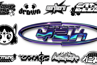 design custom logo y2k streetwear style