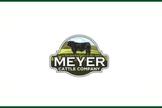 make lawn care, landscape farm and agriculture modern logo