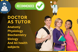 assist you in physiology , biochemistry and anatomy