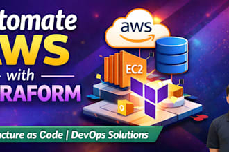 automate AWS infrastructure using terraform and devops