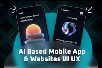 do UI UX design, mobile app ui design, wireframe, and prototype