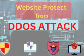 protect your website data and ddos attack from a hacker