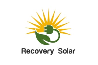 design creative solar electrical logo for your company